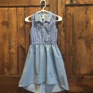 Guess denim dress girls size L(14)